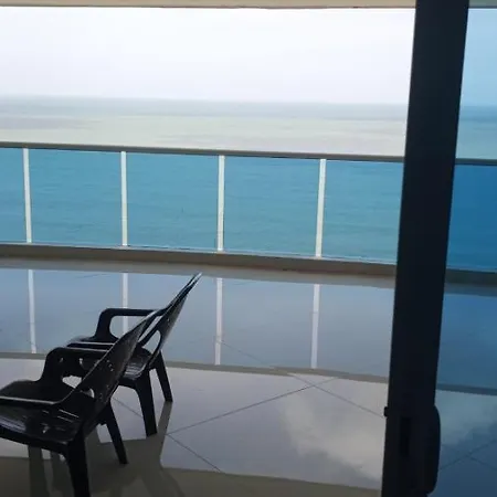 Hermoso Penthouse 360 Frente Al Mar Caribe * Cartagena