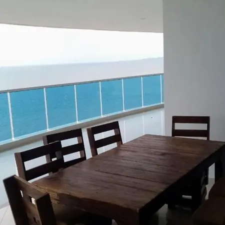 Hermoso Penthouse 360 Frente Al Mar Caribe Apartamento *