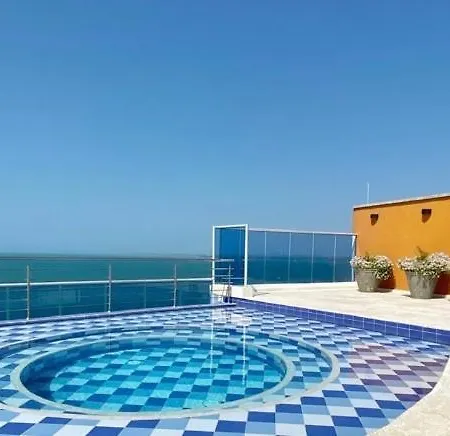 Hermoso Penthouse 360 Frente Al Mar Caribe Apartamento Cartagena